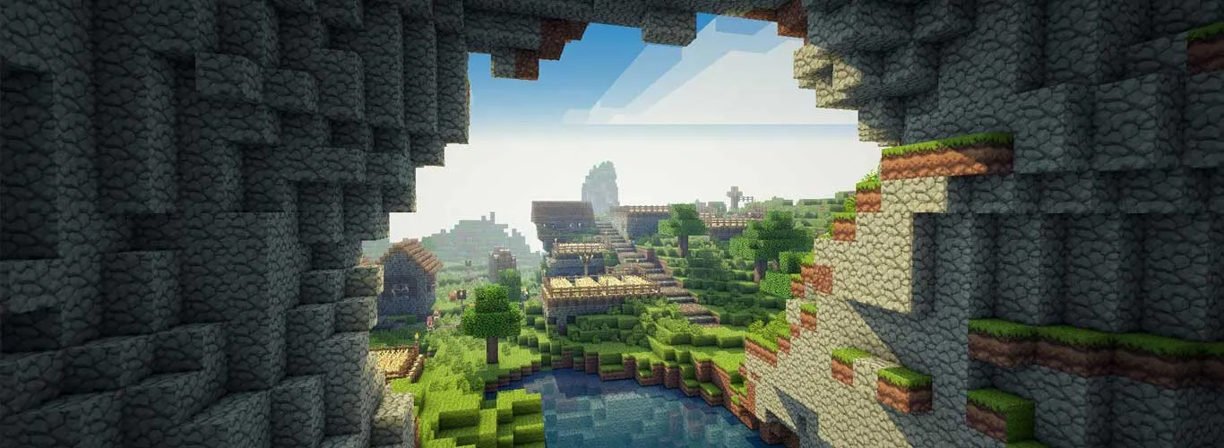 تصویر پس زمینه ای از جهان ماینکرفت